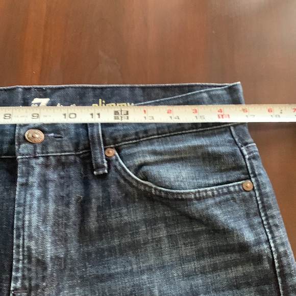 7 For All Mankind Slimmy Darkwash Men’s Jeans size 32 - Picture 16 of 16